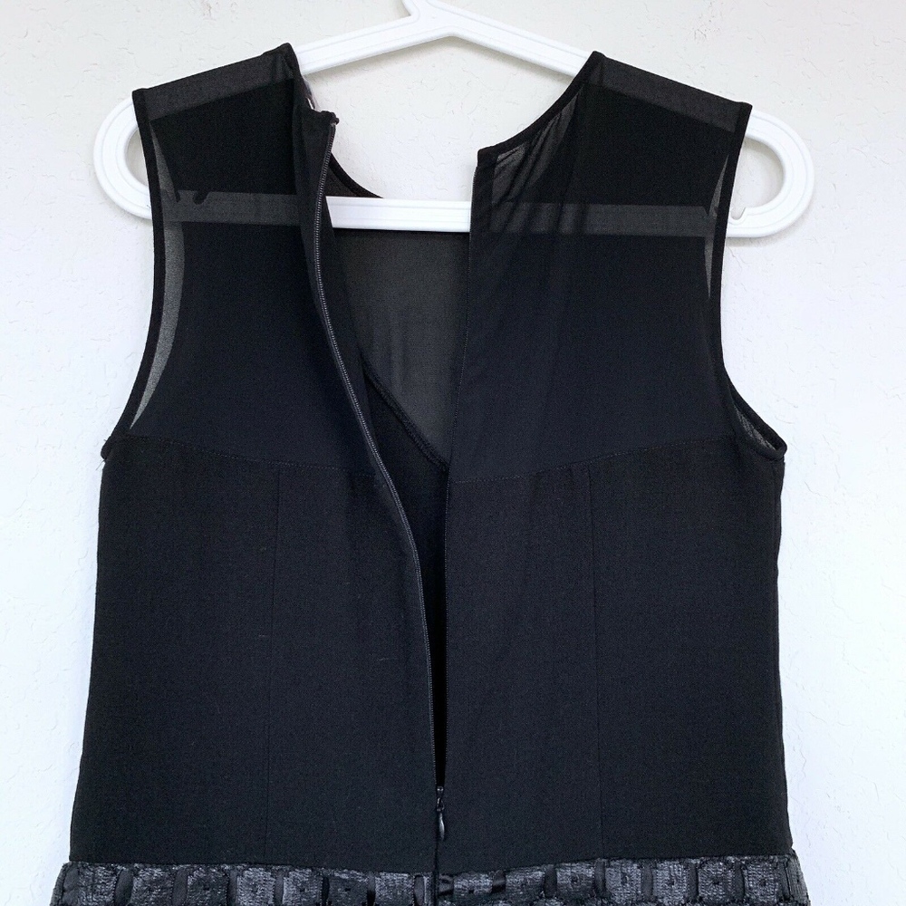 Banana Republic Black Coated Sheer Lace Dress - Picture 8 of 8